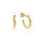 SMALL LUNA HOOPS GOLD